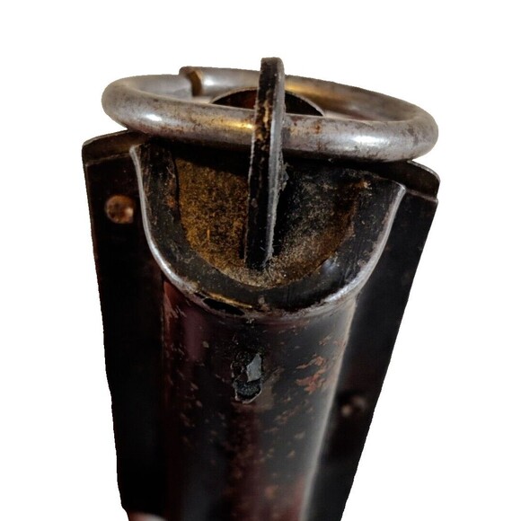 Vintage 25lbs Pocket Balance Hanging Metal Fishing Scale Made In Germany-Fish - Picture 6 of 7